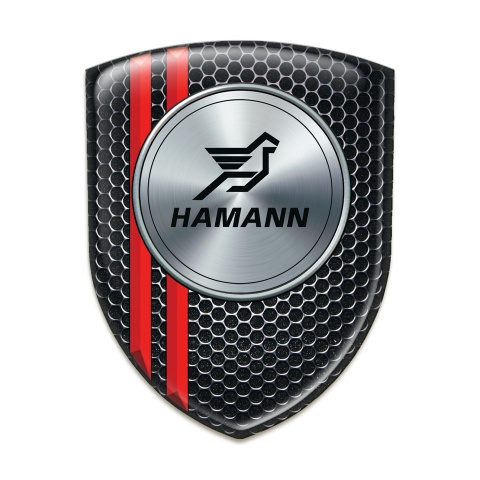 Hamann Silicone Shield Perforated Steel with Red Lines Version 