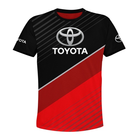 Toyota T-shirt Lets Go Places Black Red