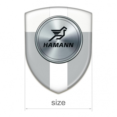 Hamann Emblem Exterior Grey White with White Tape Version 