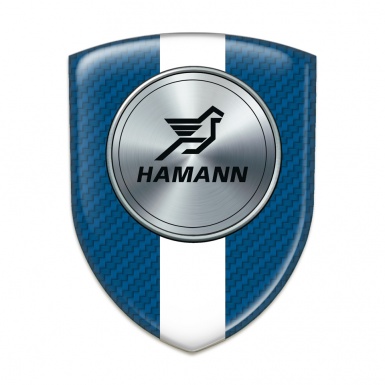 Hamann Emblem Interior avy Blue carbon with White Tape Version 
