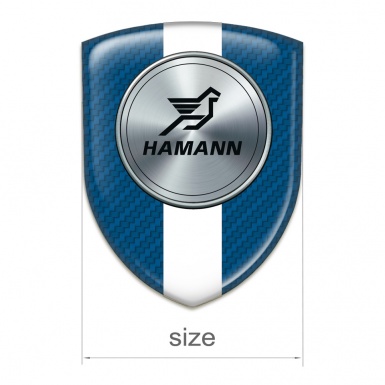 Hamann Emblem Interior avy Blue carbon with White Tape Version 
