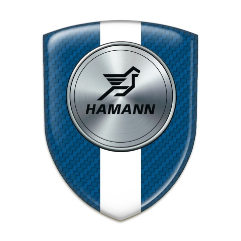 Hamann Emblem Interior avy Blue carbon with White Tape Version 