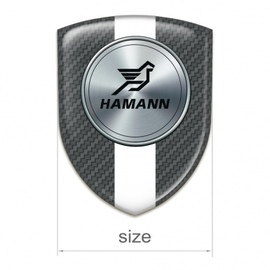 Hamann Tuning Badge Carbon with White Band Version 
