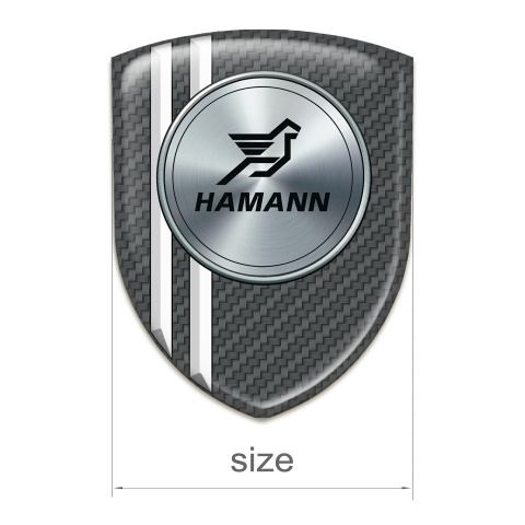 Hamann Emblem Interior Carbon with White Stripes Model 