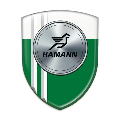 Hamann Silicone Shield Green White with White Stripes Model 