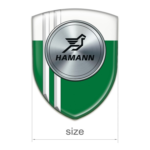 Hamann Silicone Shield Green White with White Stripes Model 
