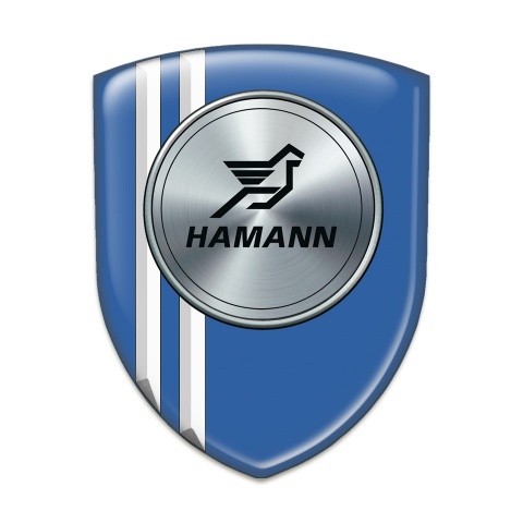 Hamann Tuning Emblem Blue with White Stripes Model 