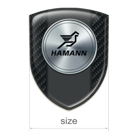 Hamann Tuning Badge dark Carbon Model 