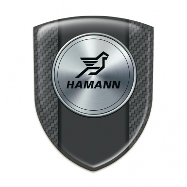Hamann Silicone Car Decal Badge Dark Grey Carbon Model 