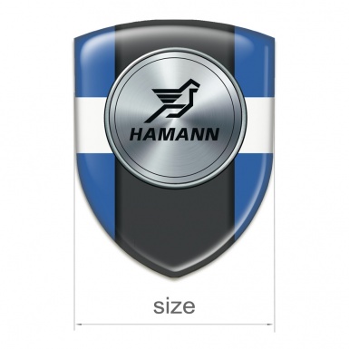 Hamann Auto Emblem Blue with White Band Model 