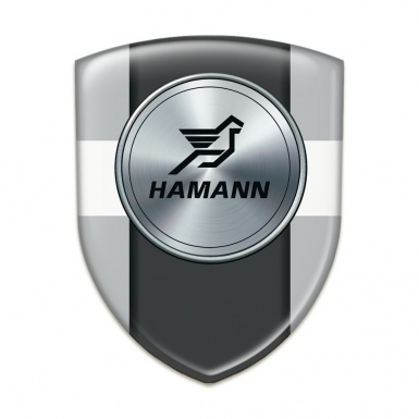 Hamann Logo Emblem Grey with White Band model 