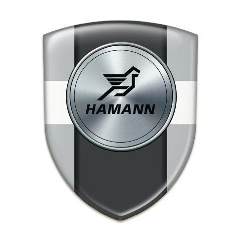 Hamann Logo Emblem Grey with White Band model 