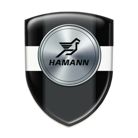 Hamann Tuning Emblem Black with White Band model 