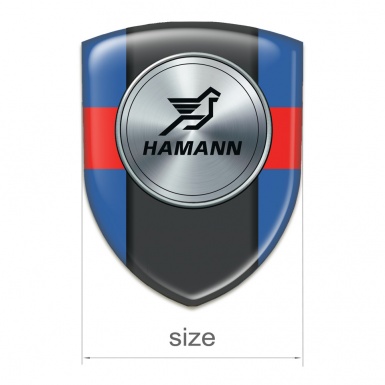 Hamann Resin Sticker Blue with Red Band Model 