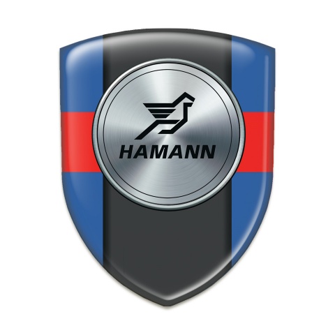 Hamann Resin Sticker Blue with Red Band Model 