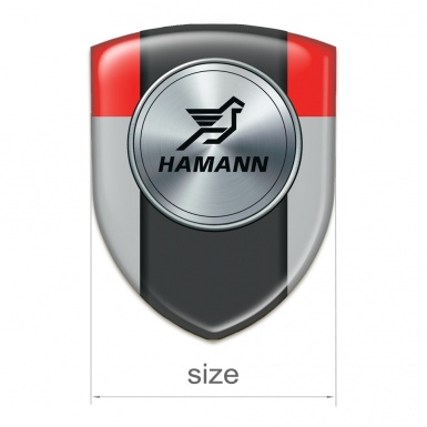 Hamann Emblem Exterior Grey Red Model 