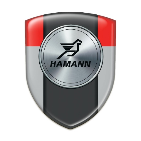 Hamann Emblem Exterior Grey Red Model 