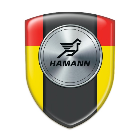 Hamann Car Accessories Badge Yellow Red Model 