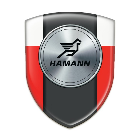 Hamann Silicone Badge Red White Model 