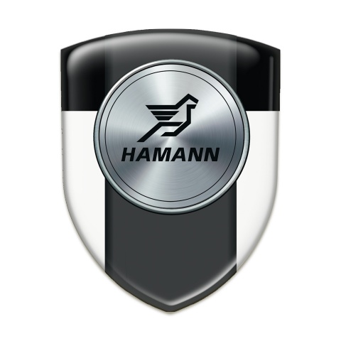 Hamann Silicone Emblem White Black Model 
