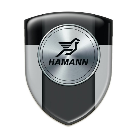 Hamann Resin Sticker Grey Black Model 