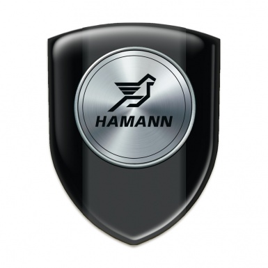 Hamann 3D Gel Emblem Black Model 