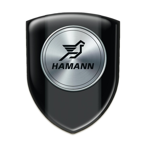 Hamann 3D Gel Emblem Black Model 