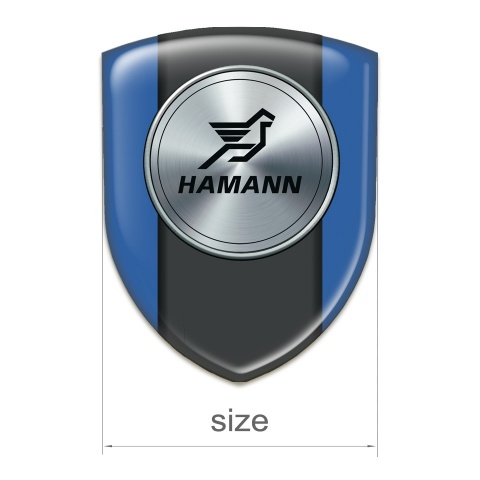 Hamann Car Accessories Badge Blue Model 