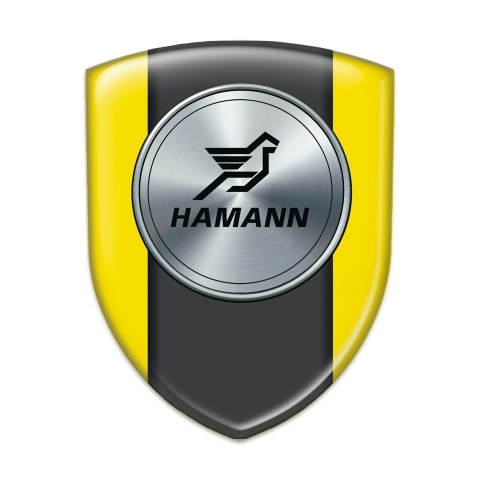 Hamann Self Adhesive Car logo Emblem Yellow Model