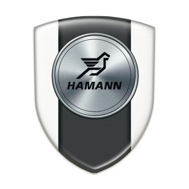 Hamann Car Interior Badge White Model 