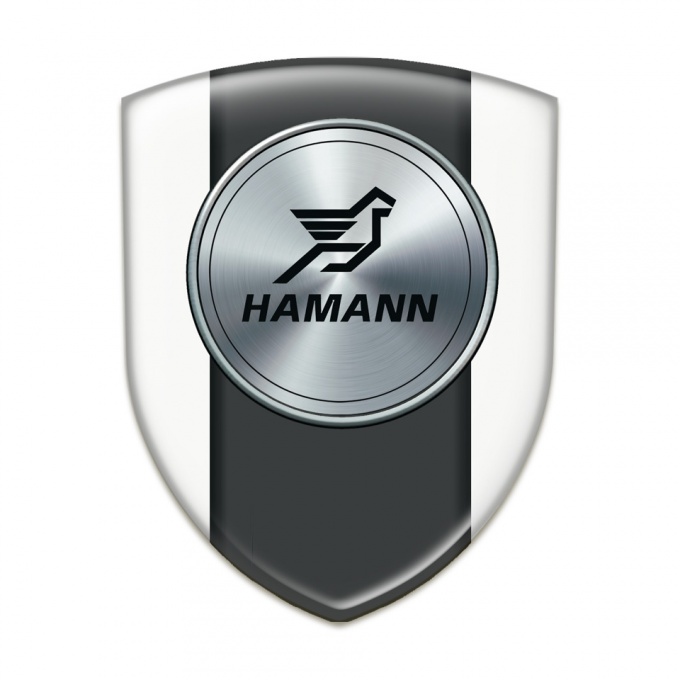 Hamann Car Interior Badge White Model 