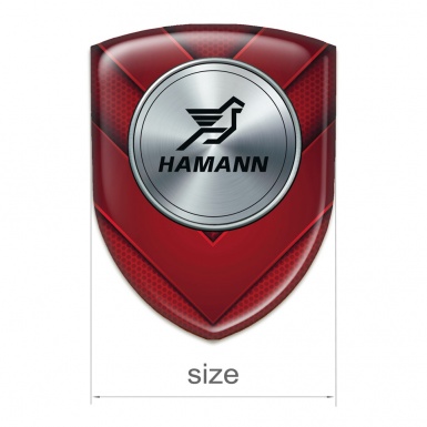 Hamann Auto Emblem Red V Shape Elements model 