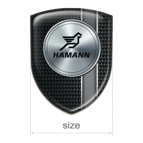 Hamann Logo Emblem Black with Grey Band Model 