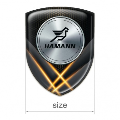 Hamann Tuning Emblem Orange Crossed Lights model 