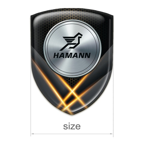 Hamann Tuning Emblem Orange Crossed Lights model 