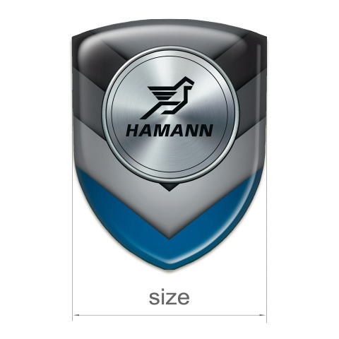 Hamann Self Adhesive Emblem Logo V Shape Multicolored details 