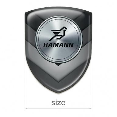Hamann Silicone Emblem grey Black V Shape Elements Model 