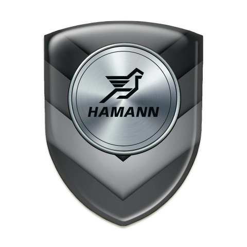 Hamann Silicone Emblem grey Black V Shape Elements Model 