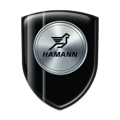 Hamann Resin Sticker Black with Grey Shadow lines 