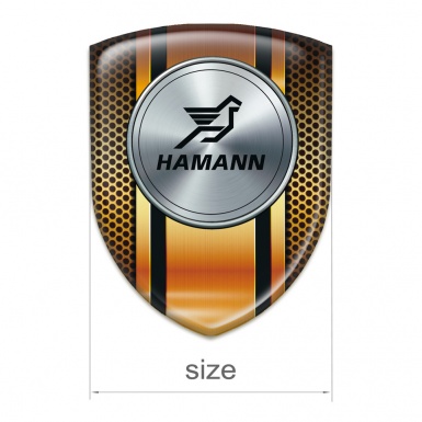 Hamann 3D Gel Emblem Copper Stylish design 