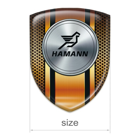Hamann 3D Gel Emblem Copper Stylish design 