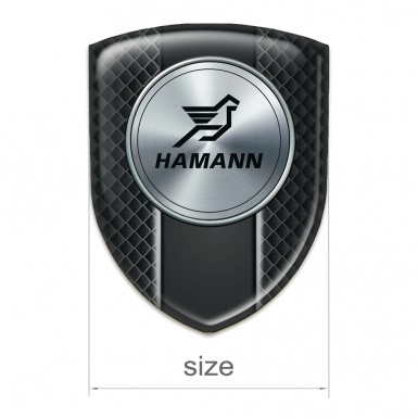 Hamann Self Adhesive Car logo Emblem Dark Mesh Model