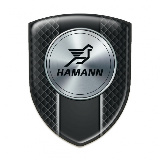 Hamann Self Adhesive Car logo Emblem Dark Mesh Model
