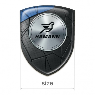 Hamann Car Interior Badge Blue Black Mosaic Model 