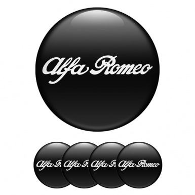 Alfa Romeo Wheel Emblems Black Edition