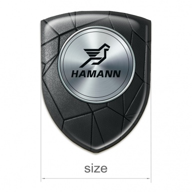 Hamann Silicone Car Decal Badge Black mosaic Model 