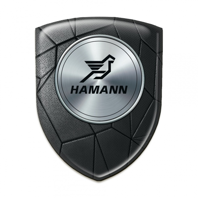 Hamann Silicone Car Decal Badge Black mosaic Model 