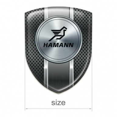 Hamann Logo Emblem dark Mesh Model 
