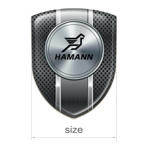 Hamann Logo Emblem dark Mesh Model 