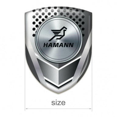 Hamann Self Adhesive Emblem Logo Metal Shield Model 